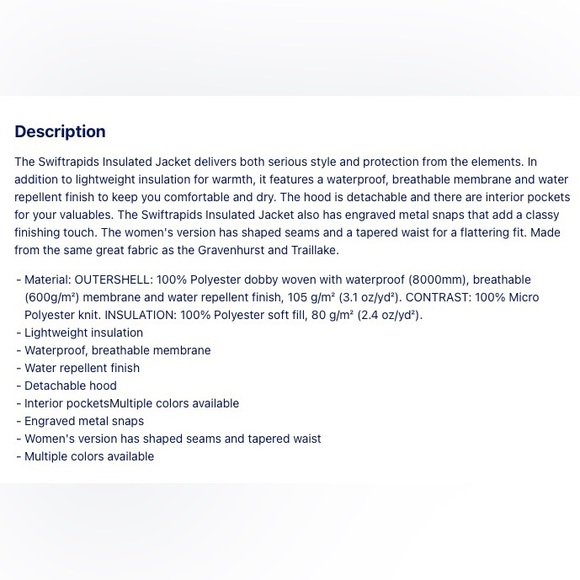 Roots Swiftrapids Jacket with Detachable Hood - Picture 8 of 8